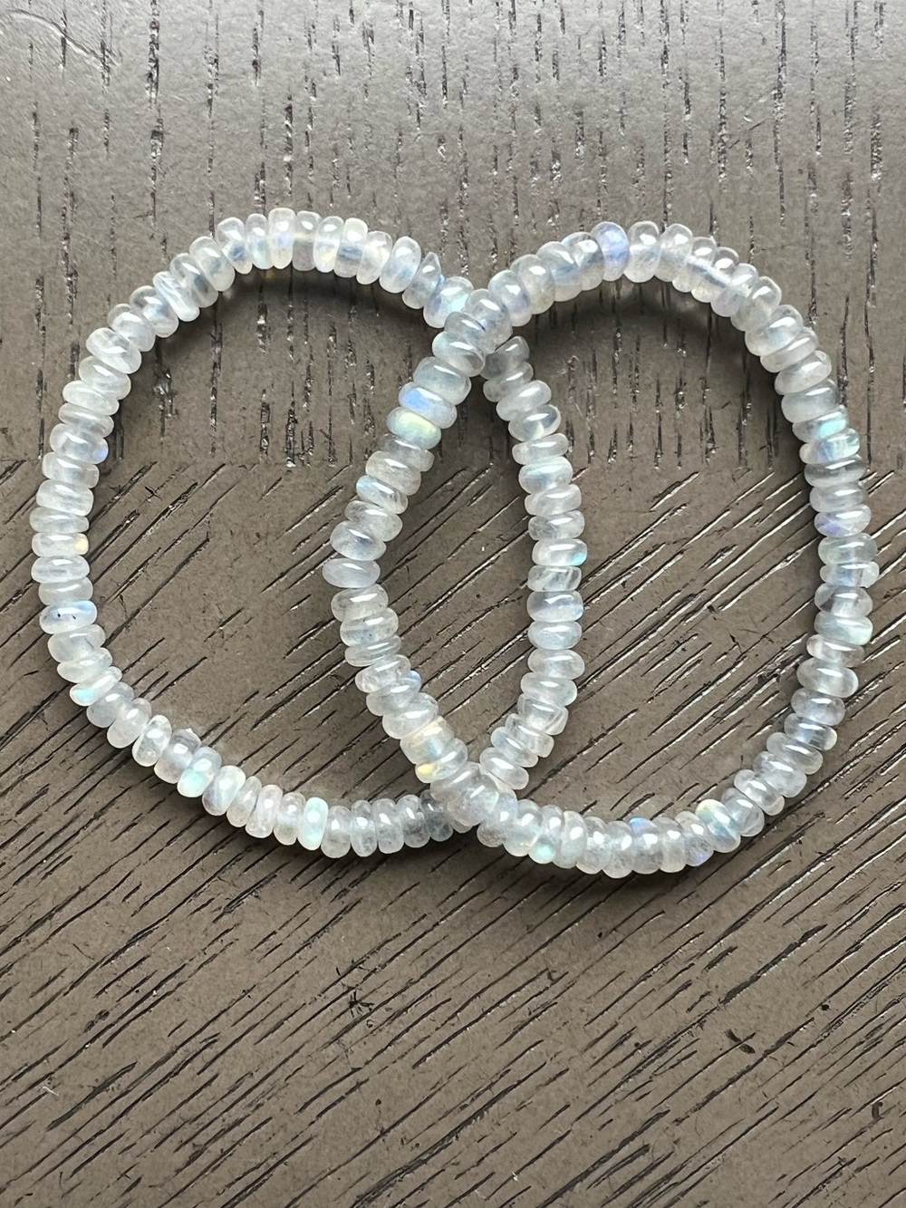 Labradorite donut bracelet SIZE 6.5’ ( ONE )